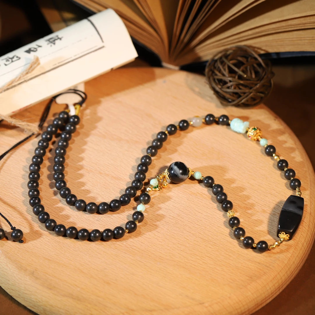 墨香凝 | 汪氏精品 18k金 新疆意境青花DIY搭配链  SP-W5