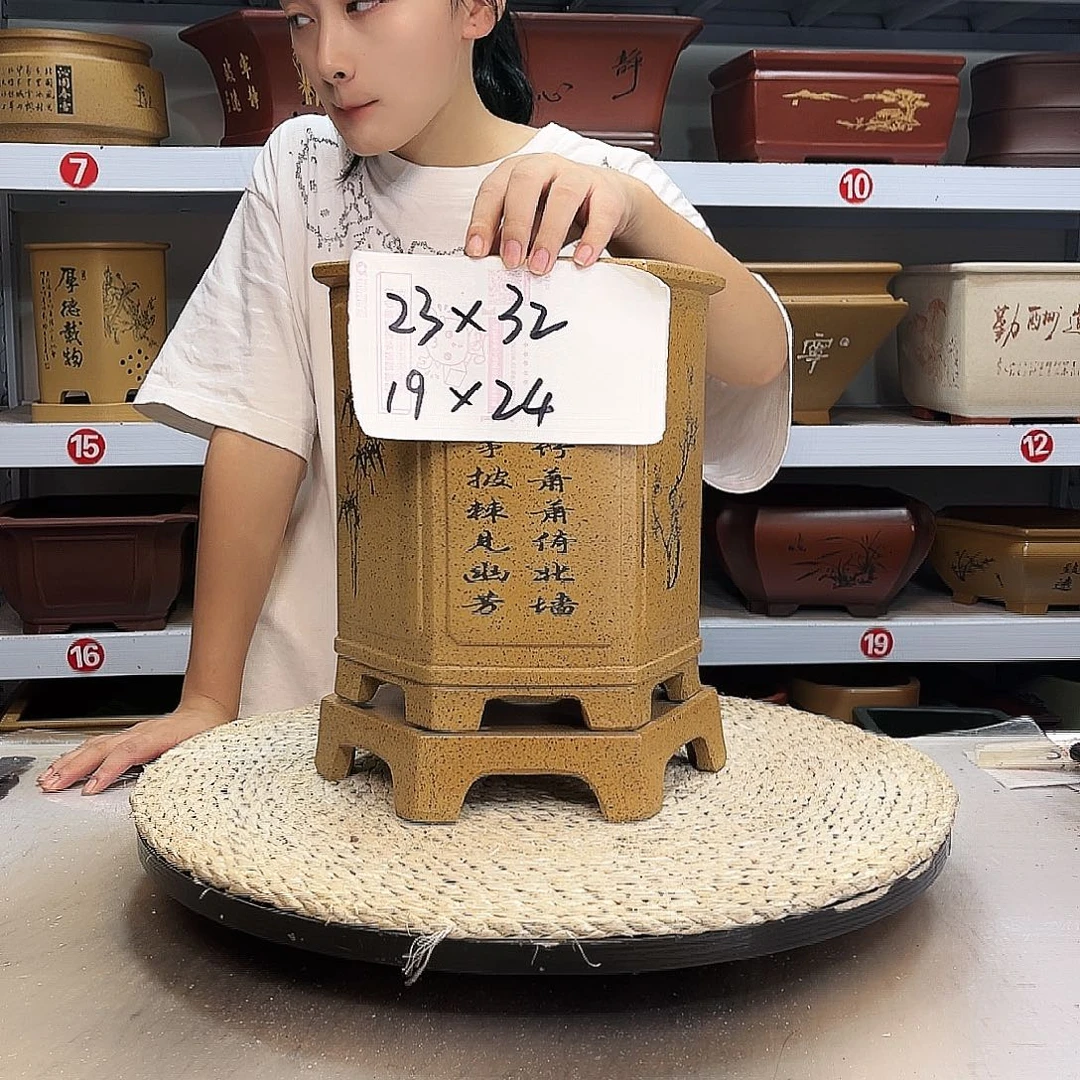 紫砂花盆紫砂花盆