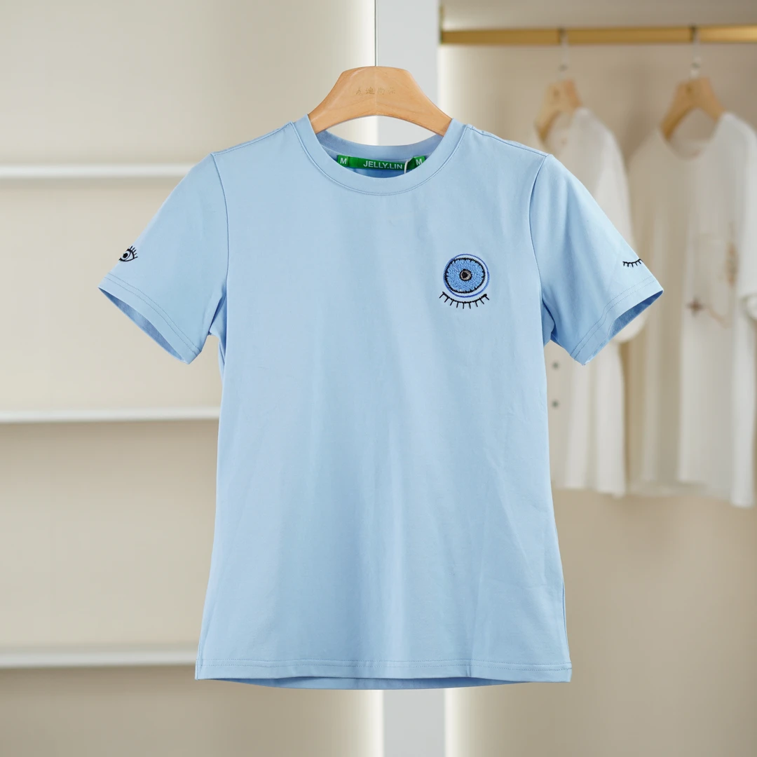 麦迪尚品【林Y】50928151 夏季简约休闲短袖上衣品牌女装