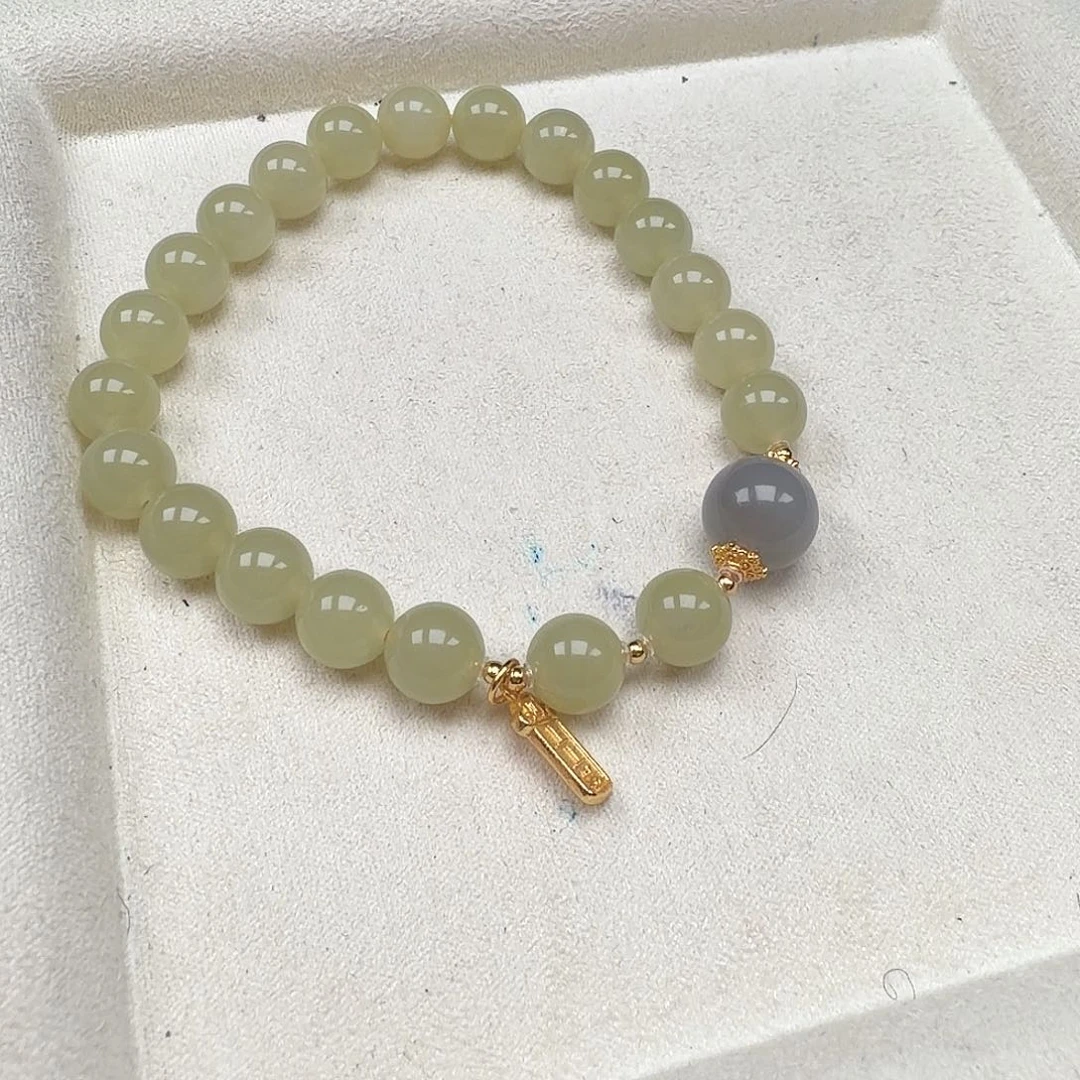 和田玉未镶嵌手链