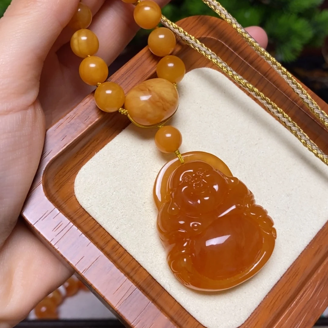 【闪购商品】蜜蜡颈饰未镶嵌项链
