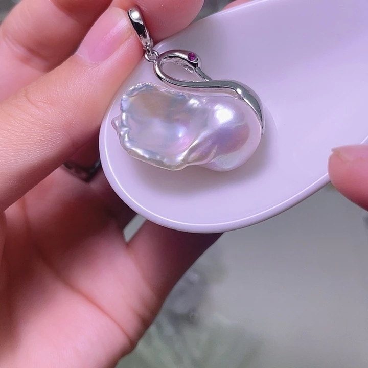 颈饰合金淡水珍珠04