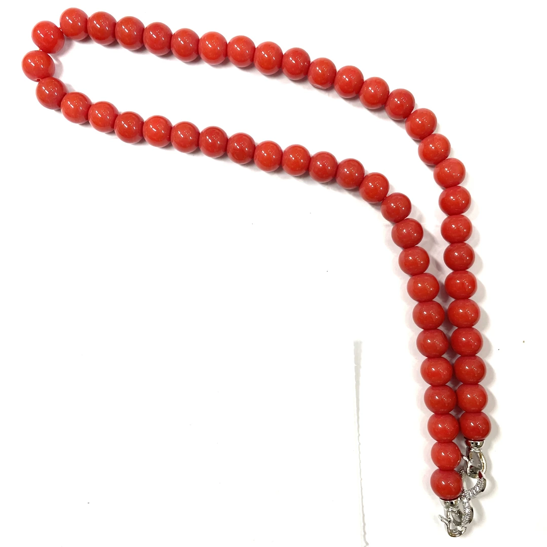 2025号10mm西瓜红色妈妈链