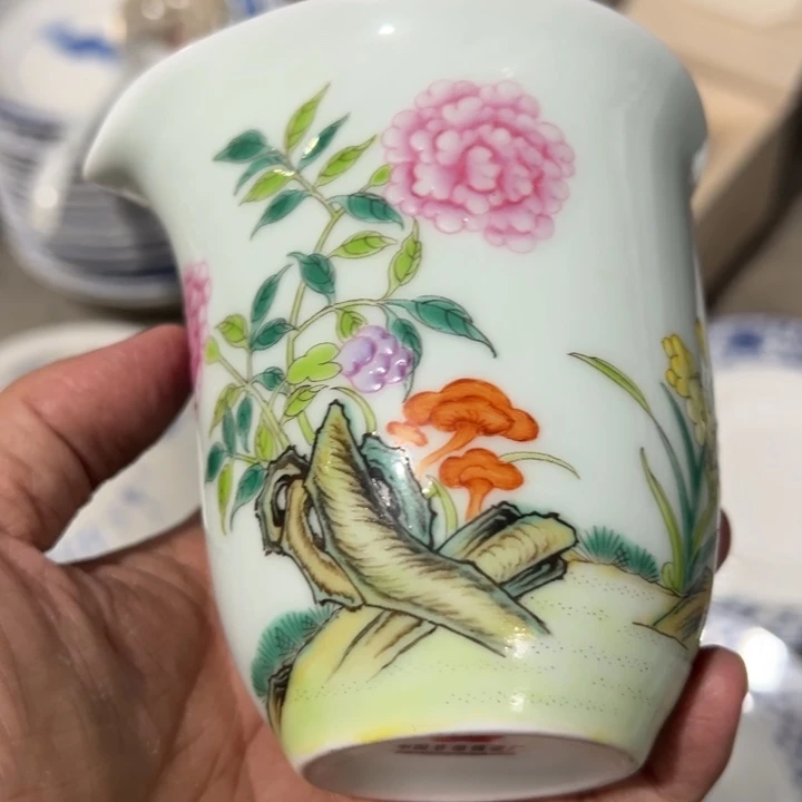 红叶重工粉彩手绘公道