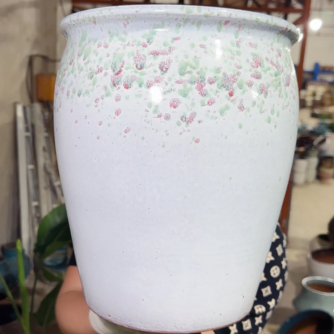 紫砂花盆高30口25