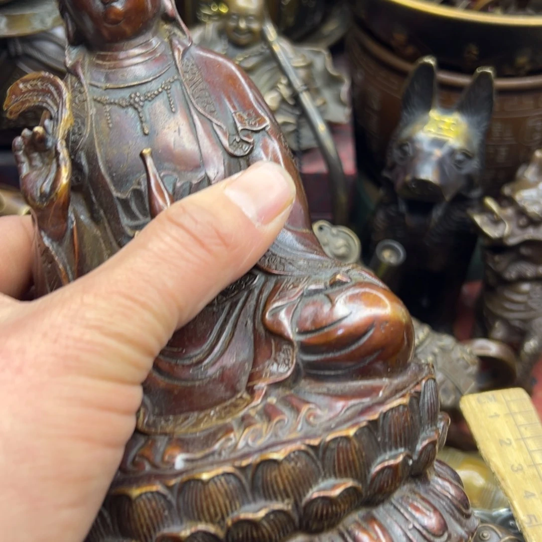 铜摆件欢迎欢迎你