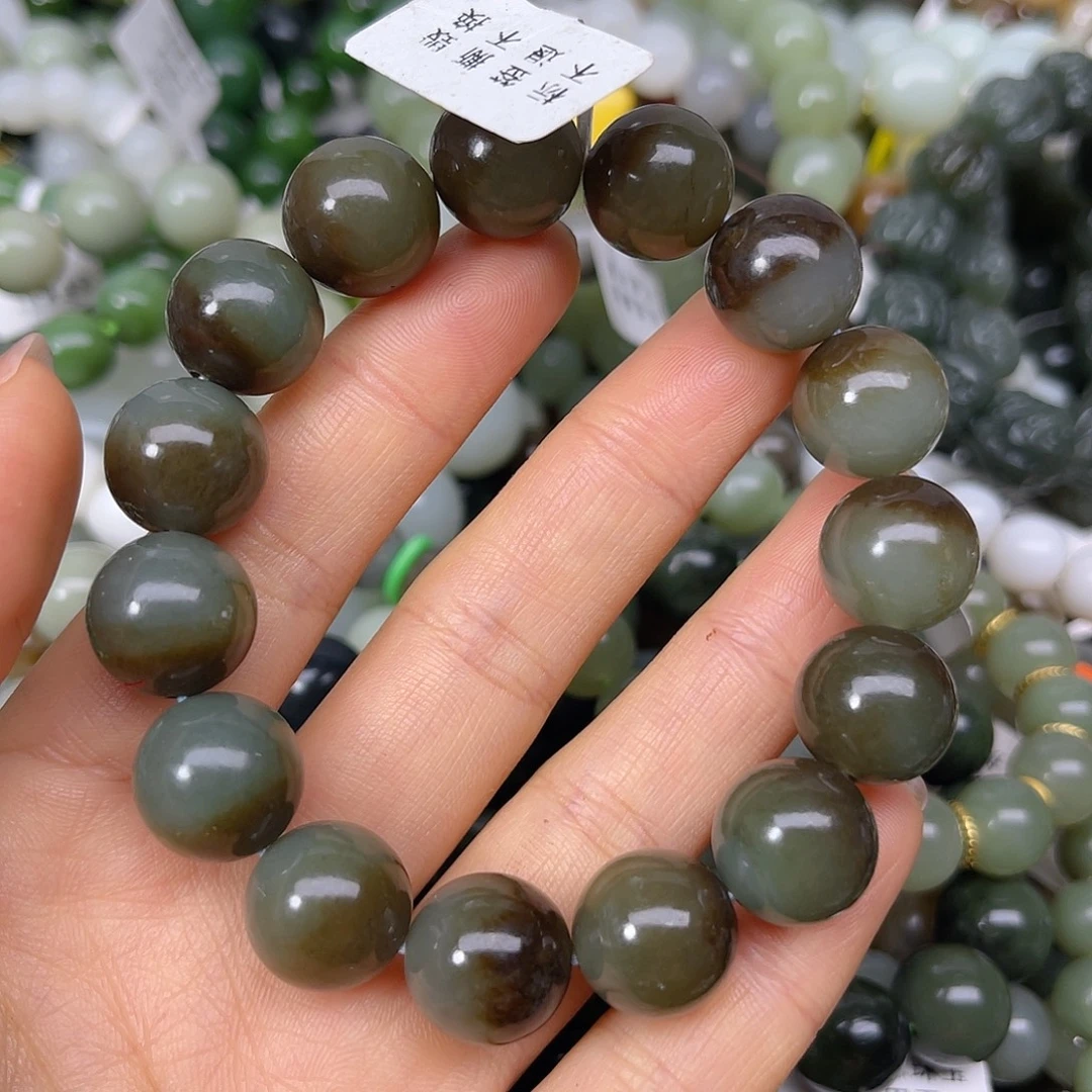 和田玉未镶嵌手链