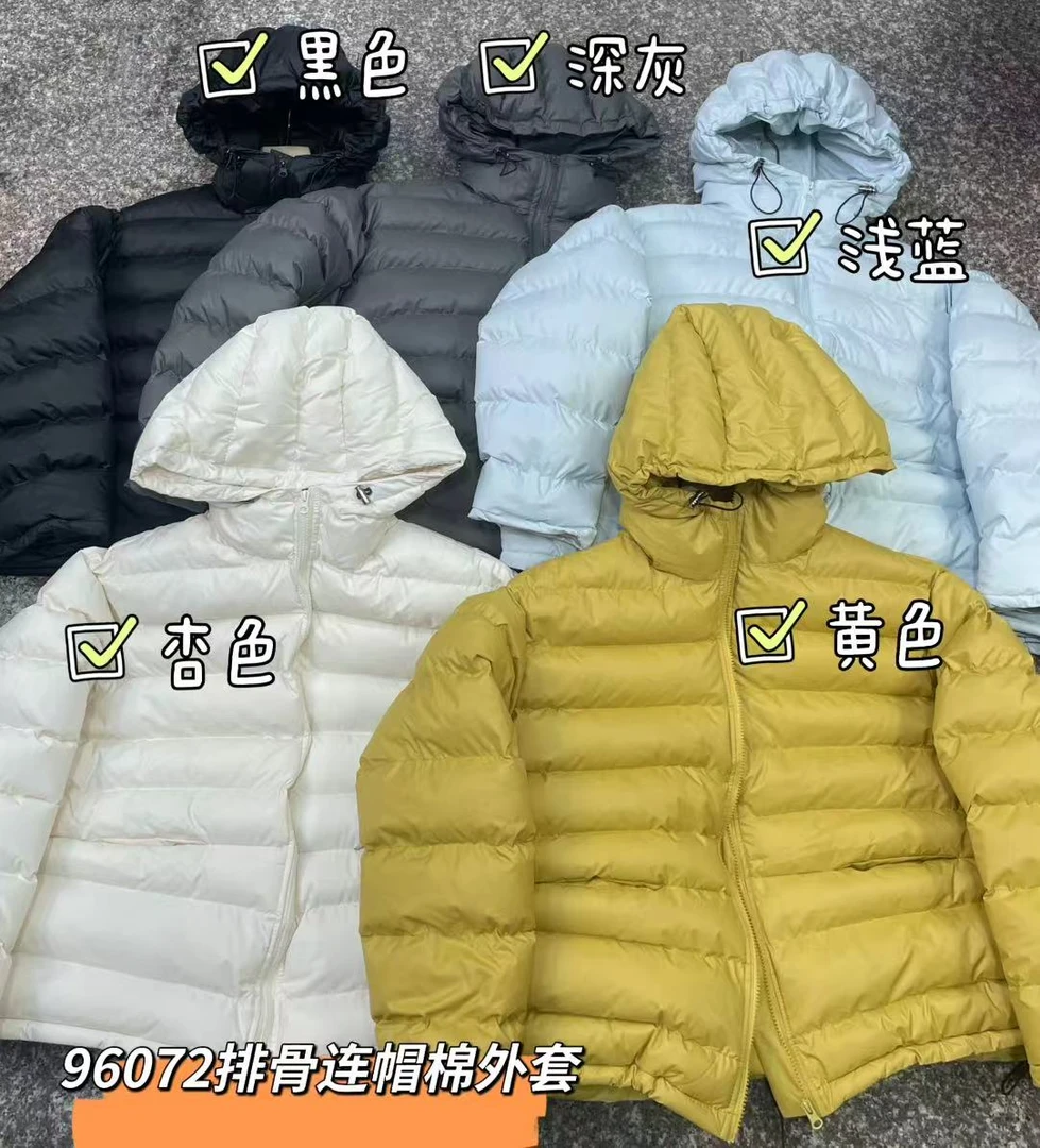 【小宇】96072排骨连帽棉服