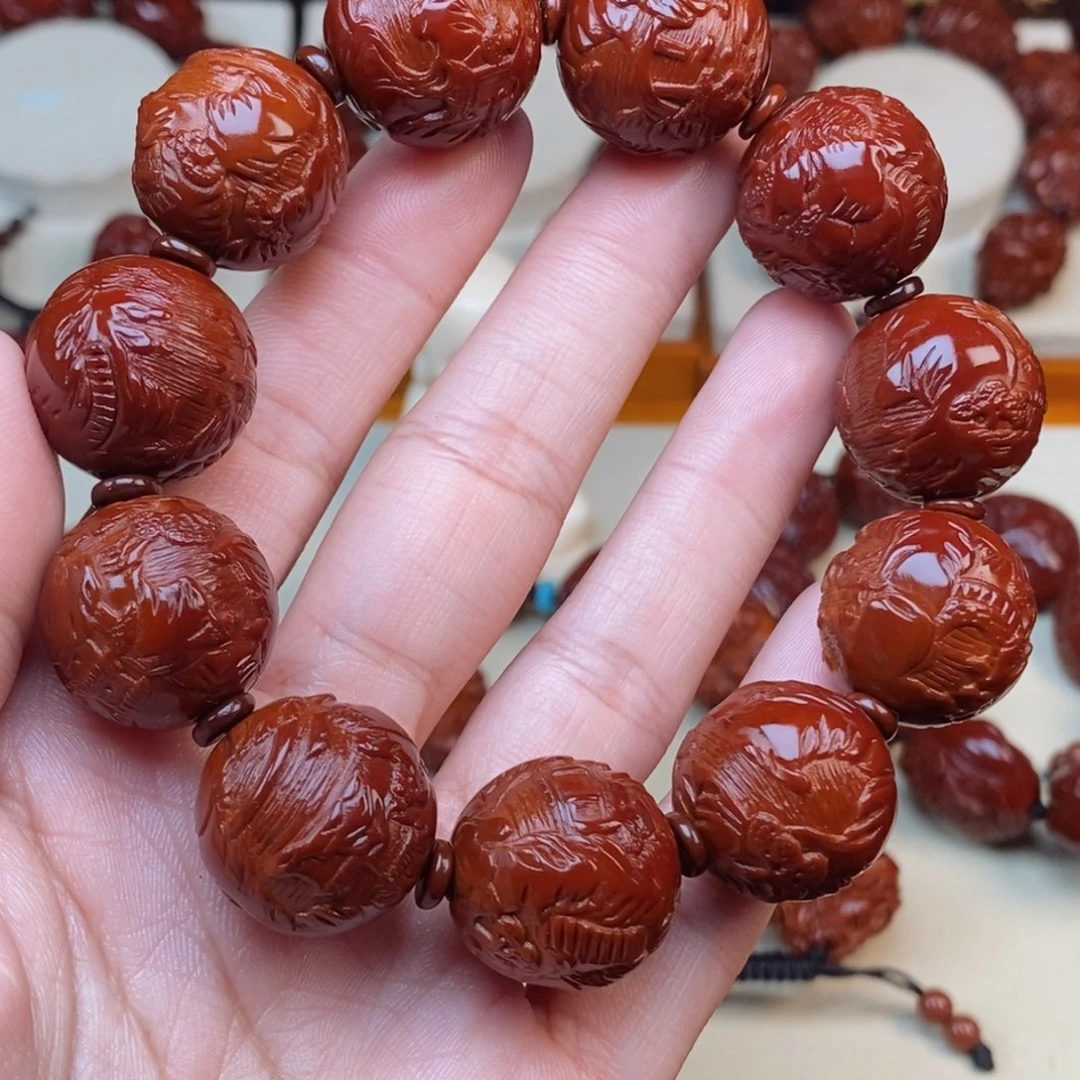 橄榄核吊坠再****了山水山水