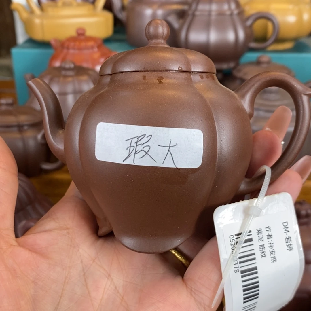 忠***记茶壶紫砂原矿泥料手工壶直播间