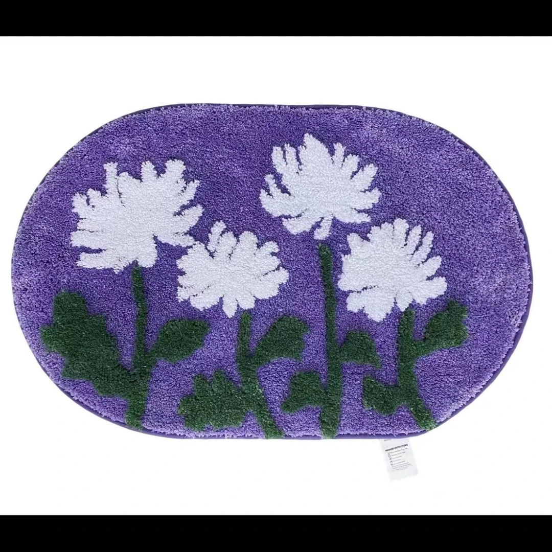 【同款低价】简约浴室地垫卫生间吸水防滑家用厕所脚垫入户门地毯