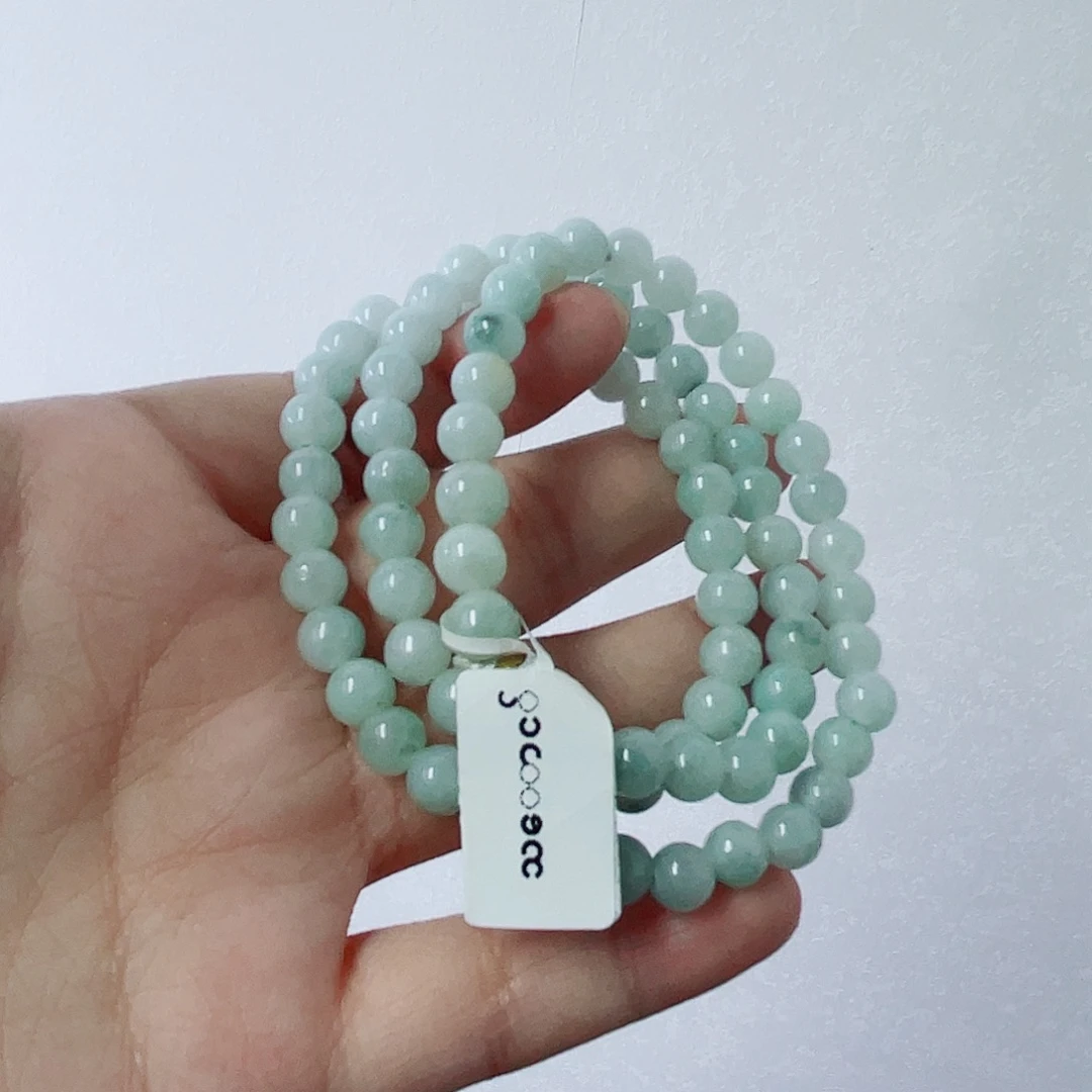 未镶嵌手链翡翠珠串