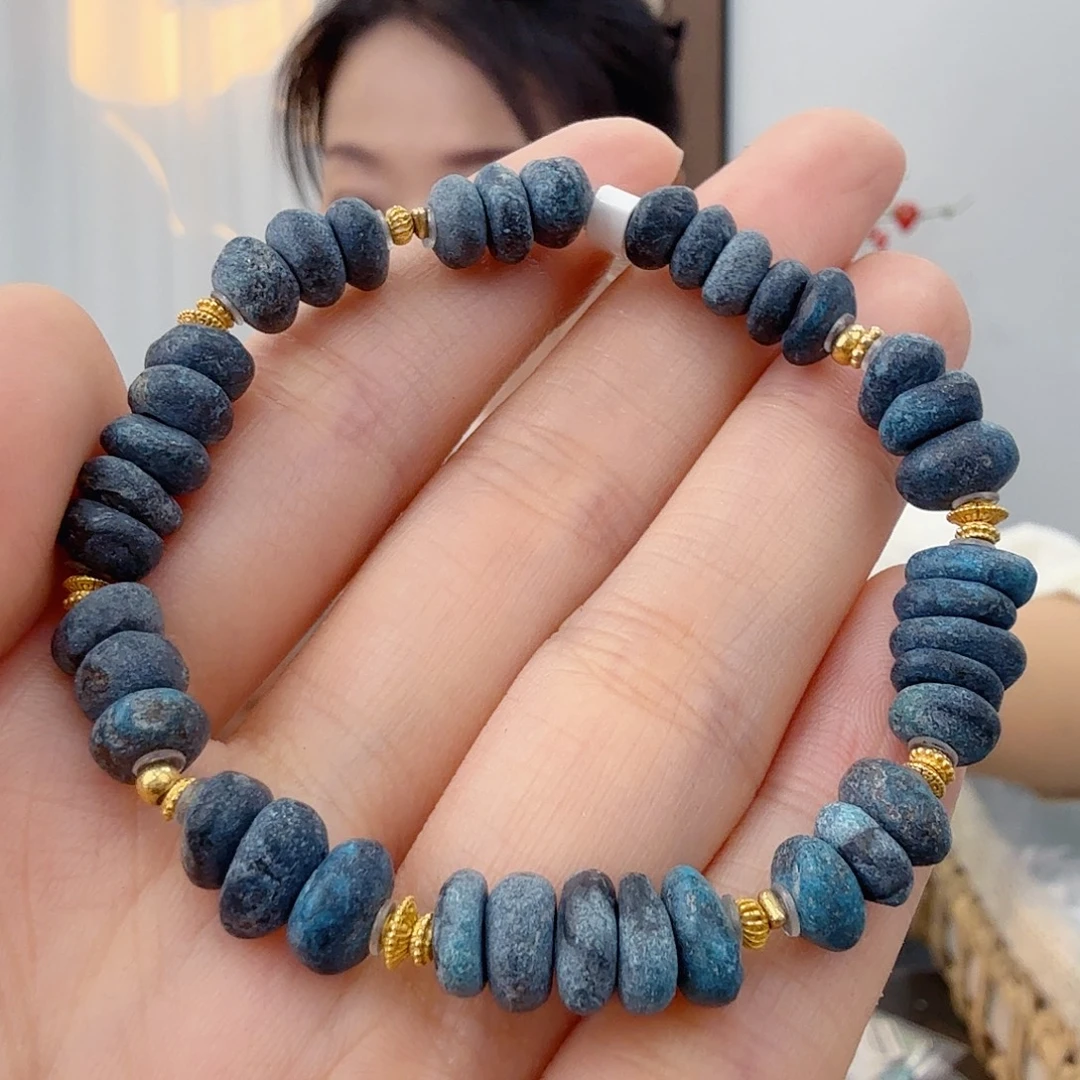 绿松石18K金镶嵌珠宝奇石