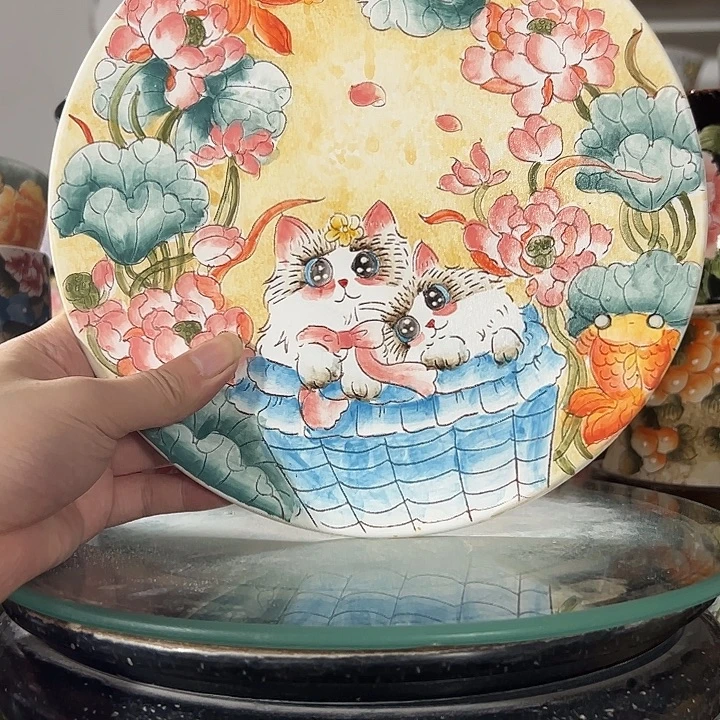 *****景德镇手绘花盆 满38包邮