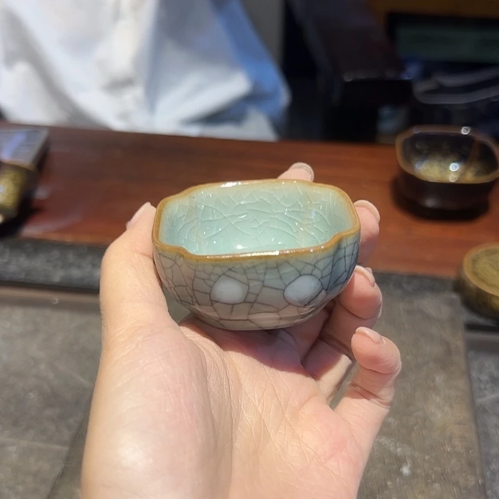 云间青瓷龙泉小米茶器