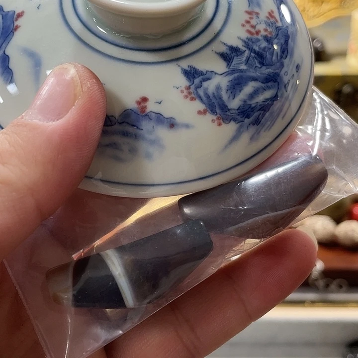 冯***机瓷片精致雕刻工艺精湛