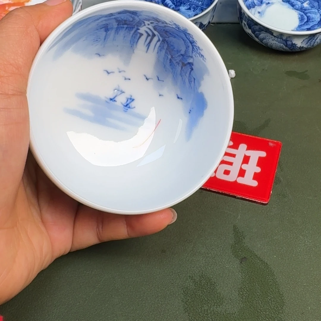 瓷景德镇纯手绘茶具圆圆273