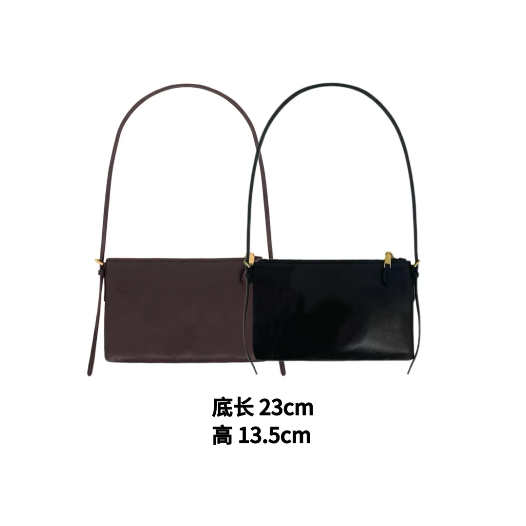 072 & RICE【双色信封包】时尚百搭羊皮双肩带斜挎包 LDA96104