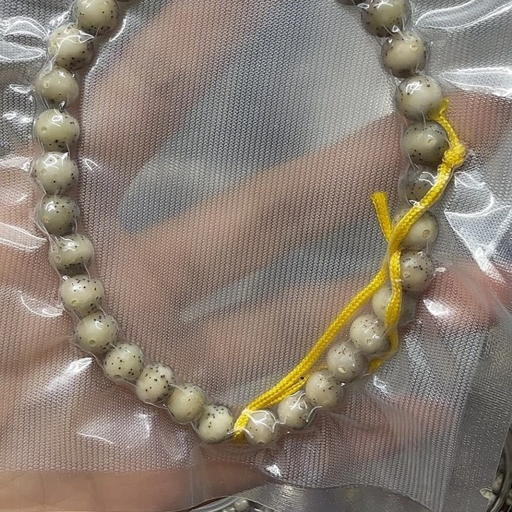 星月菩提手串石玉料糯冰8圆