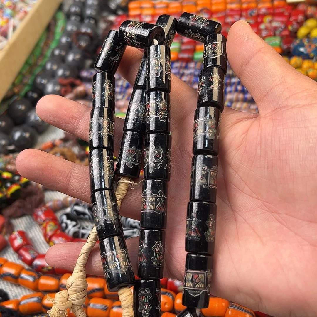 琉璃非金属黑色婚嫁珠