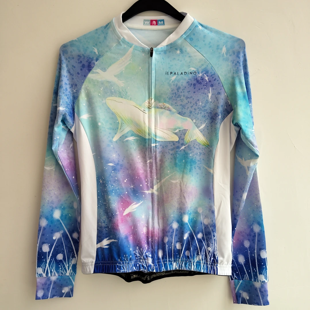 SQ 2115【金鲨牛奶丝长袖女士 】ILPALADINO专业版骑行服户外