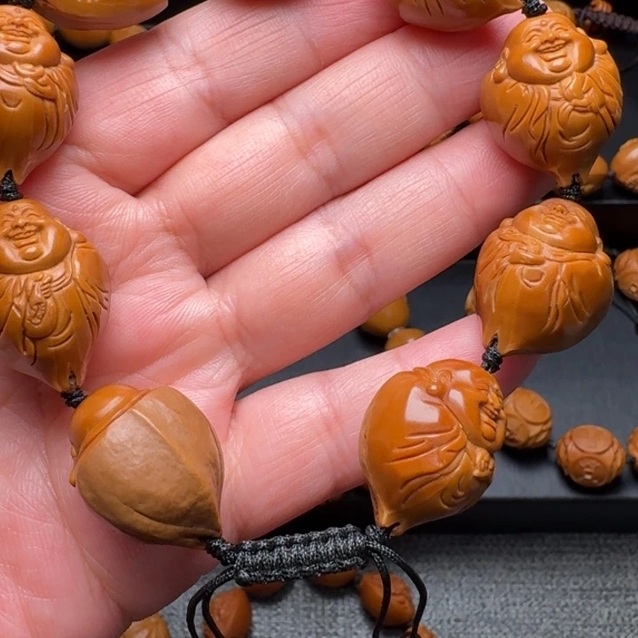 橄榄核手串/手链铁核弥勒