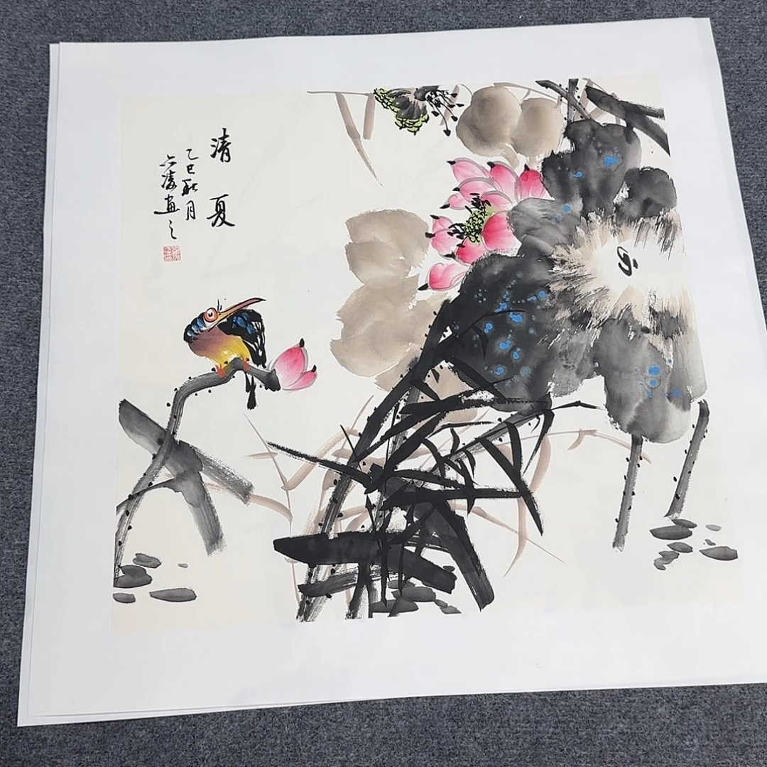 国画50*50纯手绘刘亦凌