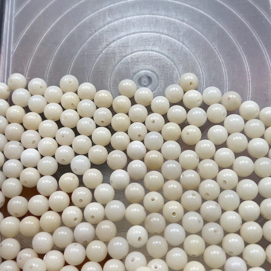 手串菩提根/象牙果微瑕卡8白圆100➕