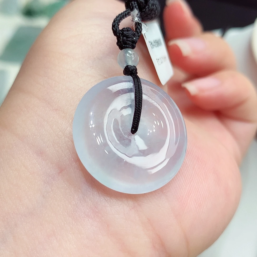 翡翠未镶嵌颈饰翡翠45，23.7/5.5