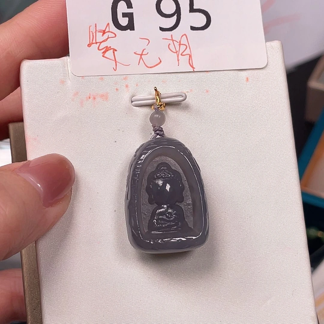 和田玉珠宝半成品未镶嵌G95