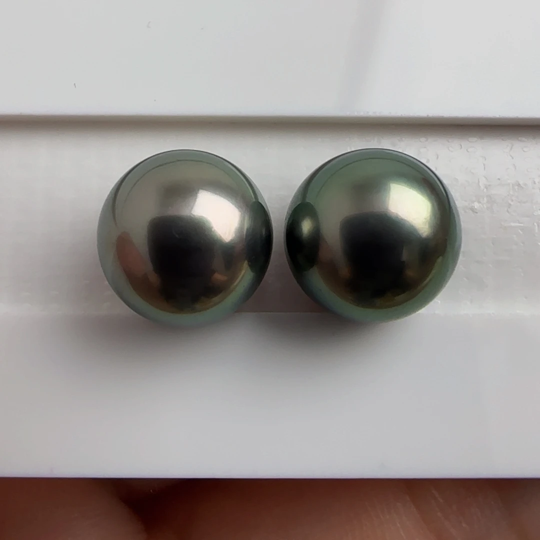 海水珍珠裸珠大溪地10.4 不鉴赏 可定制