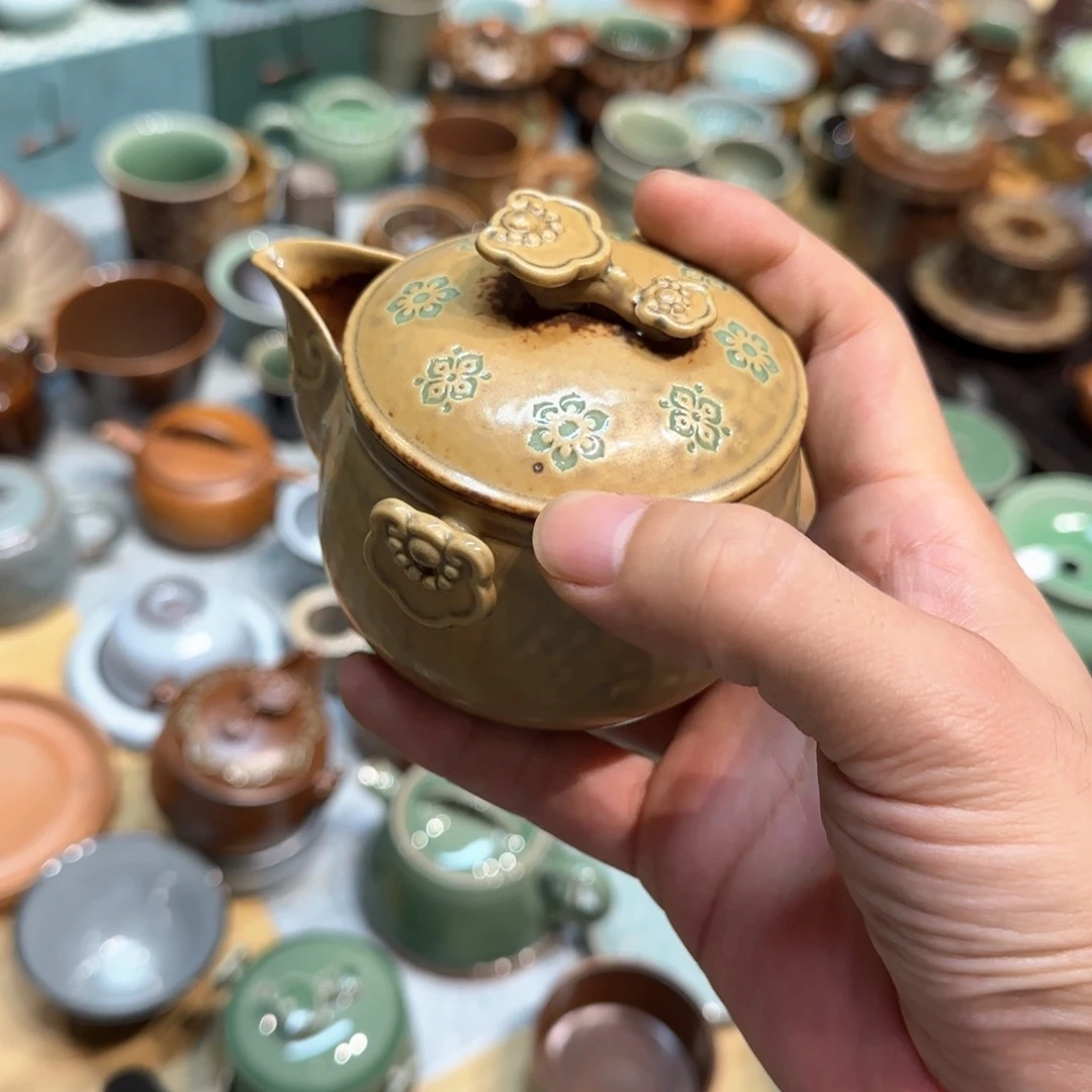 小金茶具青瓷茶器