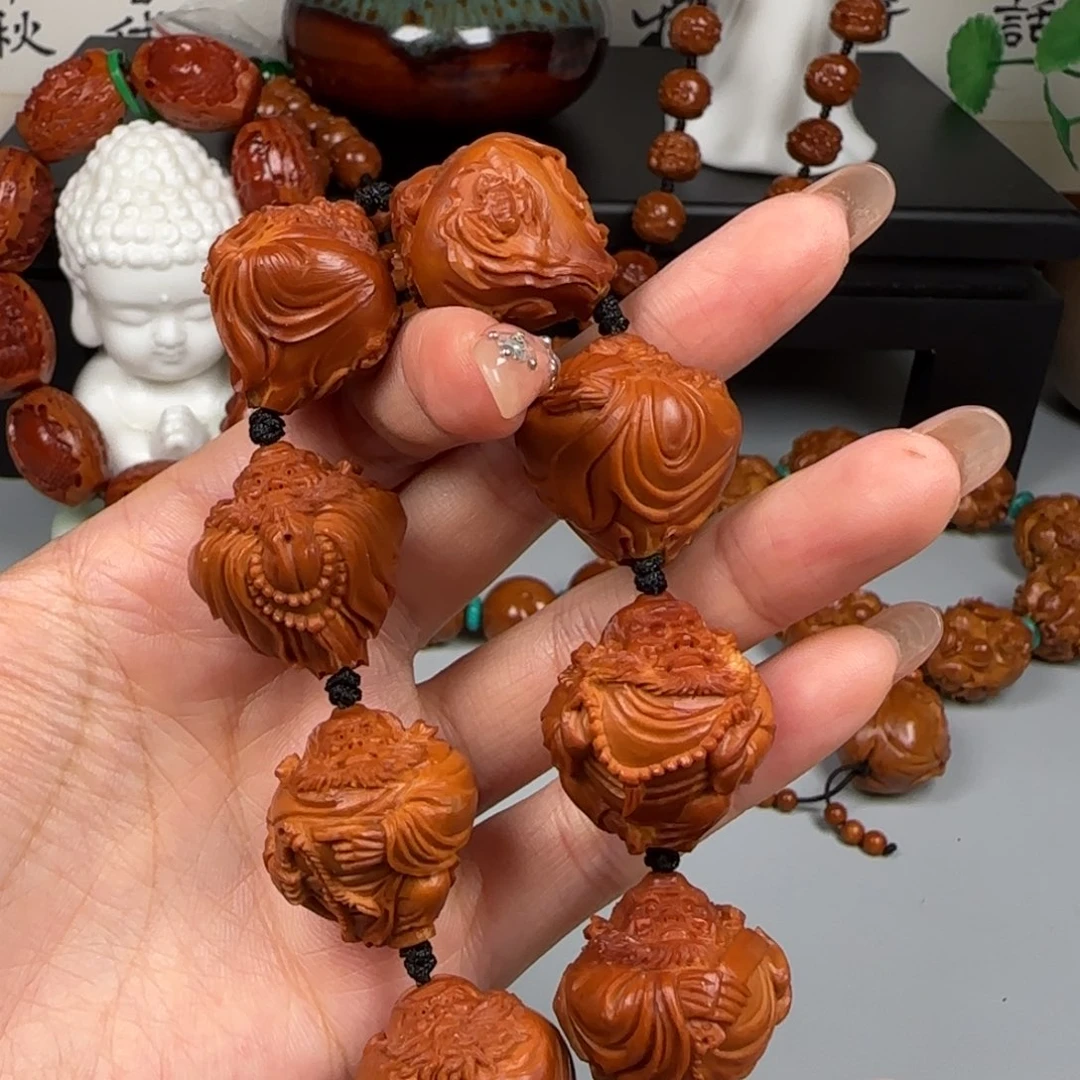 吊坠橄榄核钟馗纳福