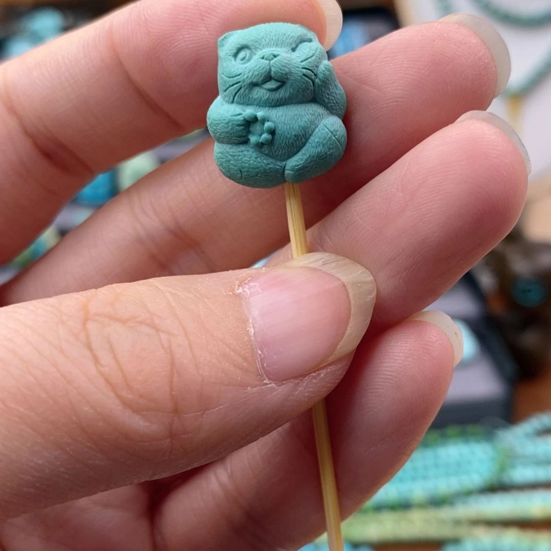 绿松石珠宝奇石未镶嵌