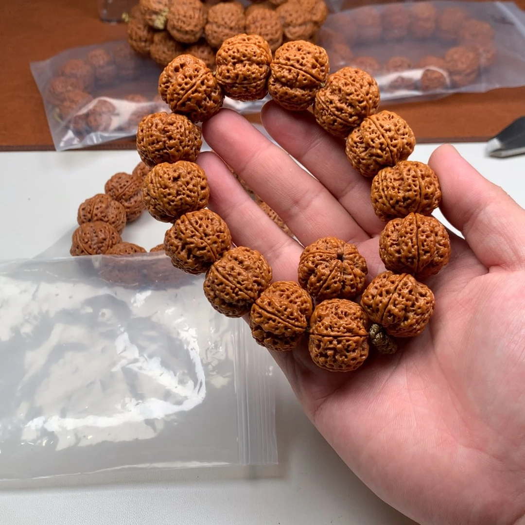 3***4手串金刚菩提25左右龙王超头