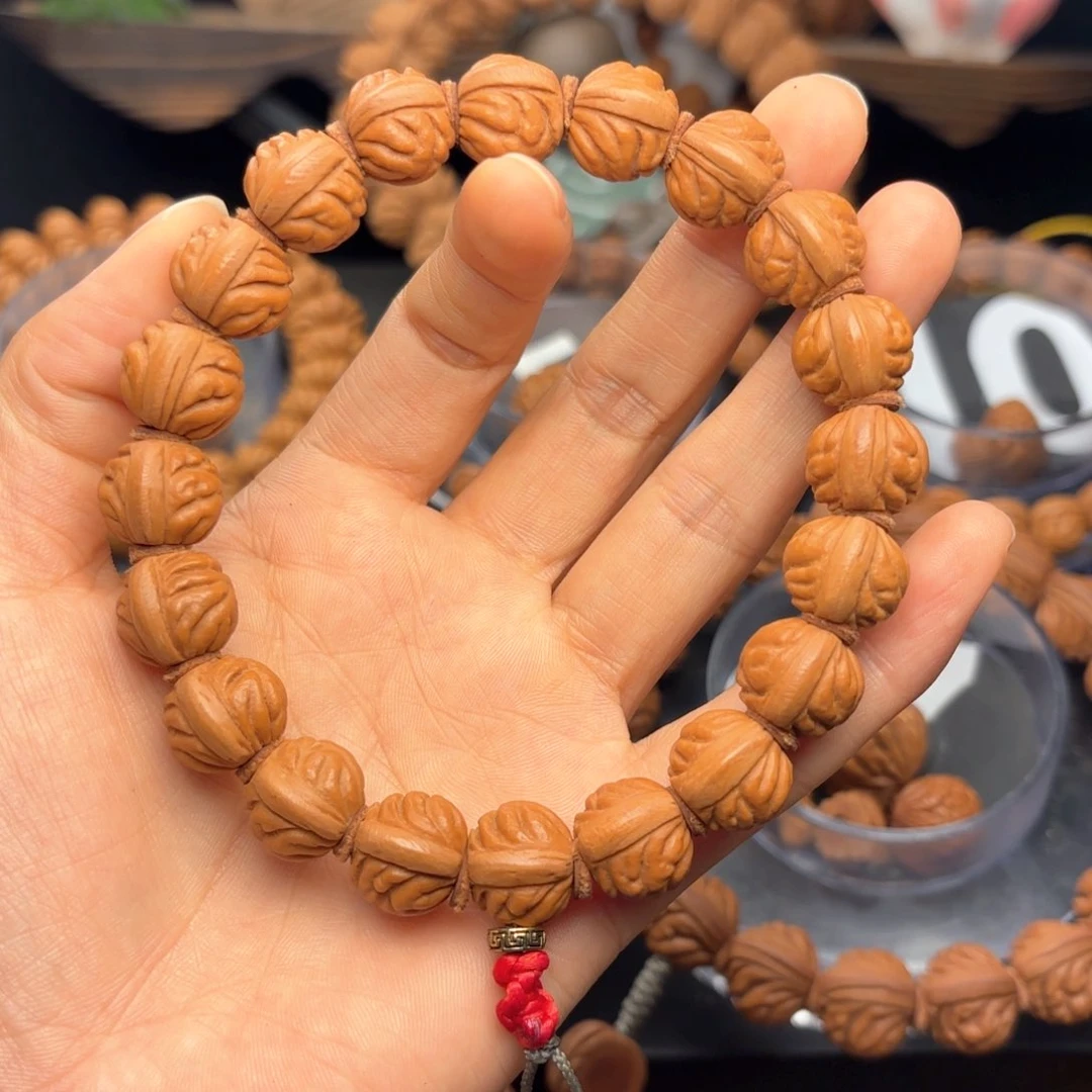 1****桃核吊坠野生金蟾13尺寸