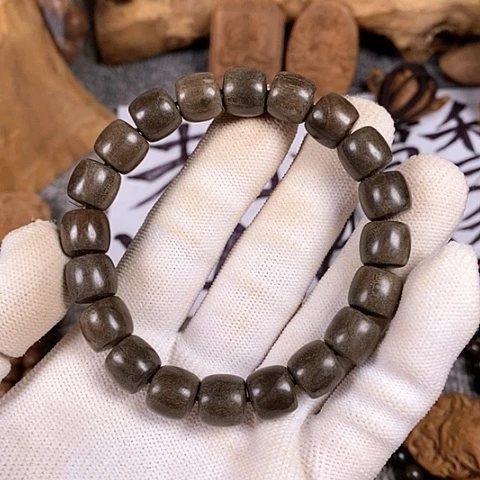 檀香木手串/手链龘*老山檀香阴沉10/10.5直切