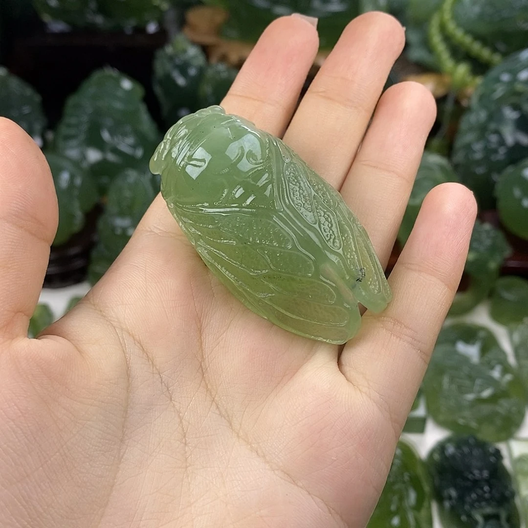 岫玉未镶嵌挂件挂件