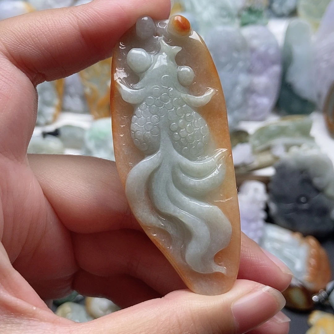 翡翠未镶嵌颈饰翡翠