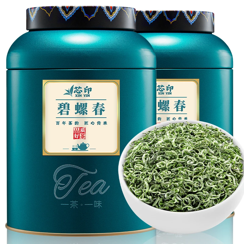 新茶头采春茶嫩芽碧螺春茶叶明前春茶高山绿茶浓香耐泡250g