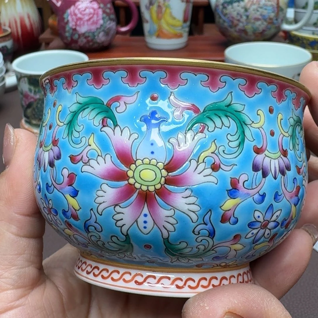 瓷片景德镇仿古手工制作精品展示