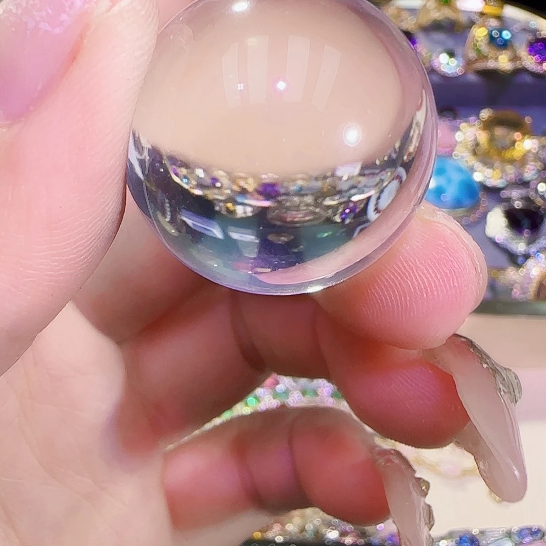 小***卜未镶嵌珠宝半成品水晶