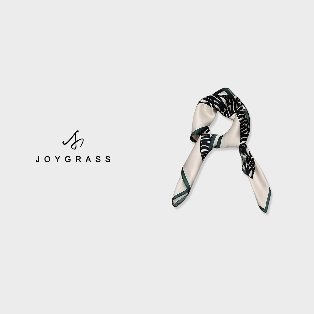 【千百万甄选】JOYGRASS 春夏68*68桑蚕丝丝巾轻奢气质J-05086
