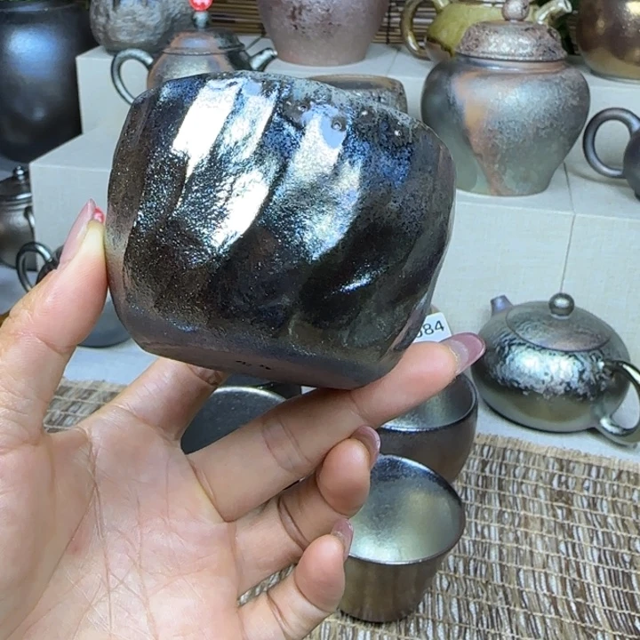 云南建水紫陶柴烧壶