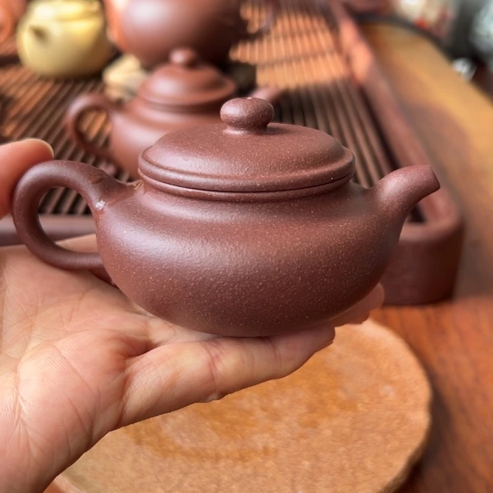 茶壶紫砂紫泥仿古120cc
