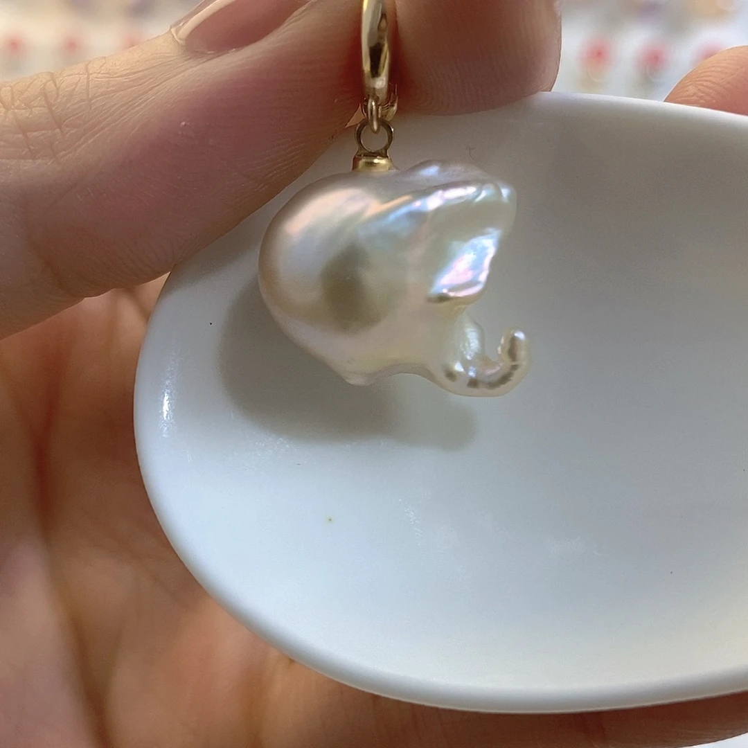 淡水珍珠颈饰银S925镶嵌
