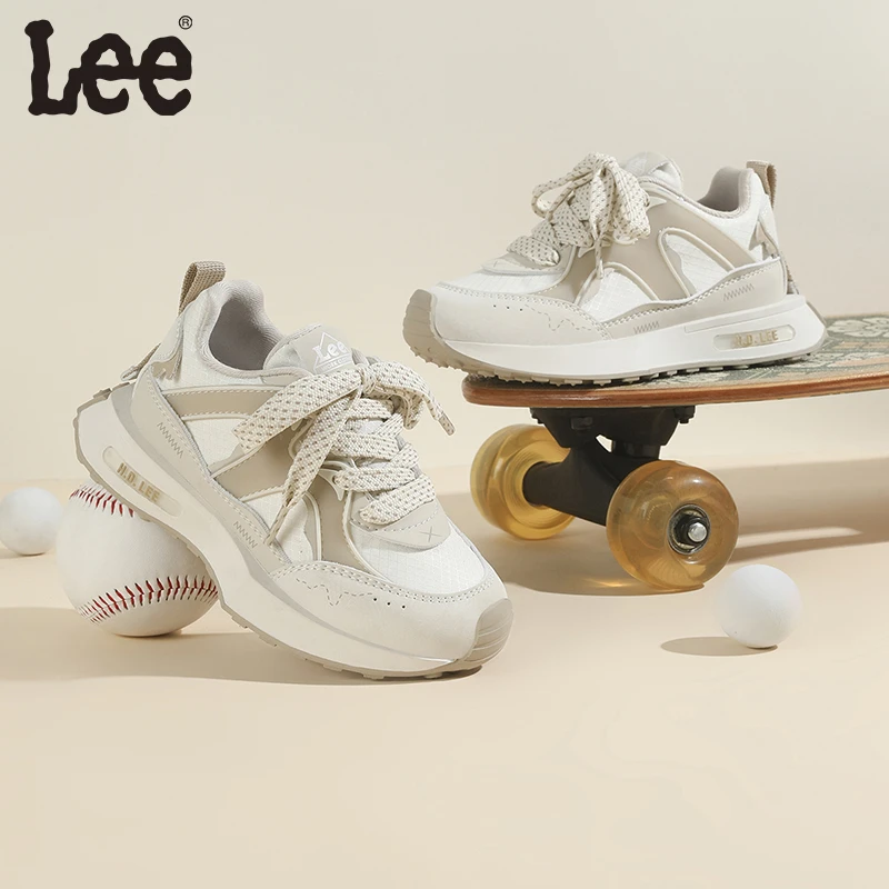 Leekids2025春季新款儿童时尚百搭休闲跑步运动鞋