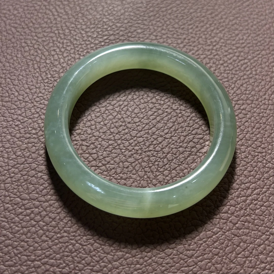 岫玉新疆蓝水手镯