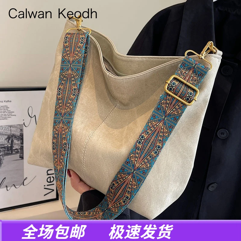 Calwan Keodh包包女包休闲大容量单肩托特包生日圣诞礼物送女生