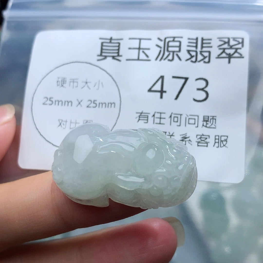 翡翠未镶嵌颈饰473